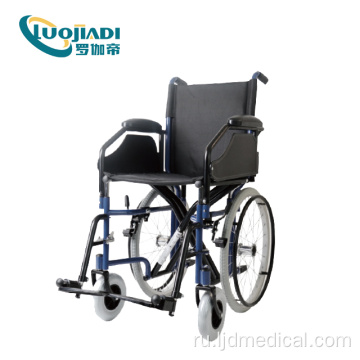 Больничная портативная удобная переносная инвалидная коляска с ручным управлением